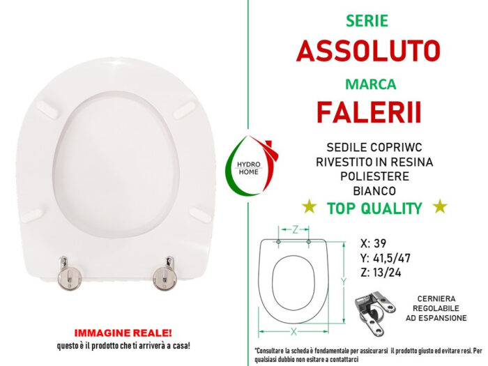 Copriwater Assoluto Falerii legno rivestito in resina poliestere bianco - immagine 2