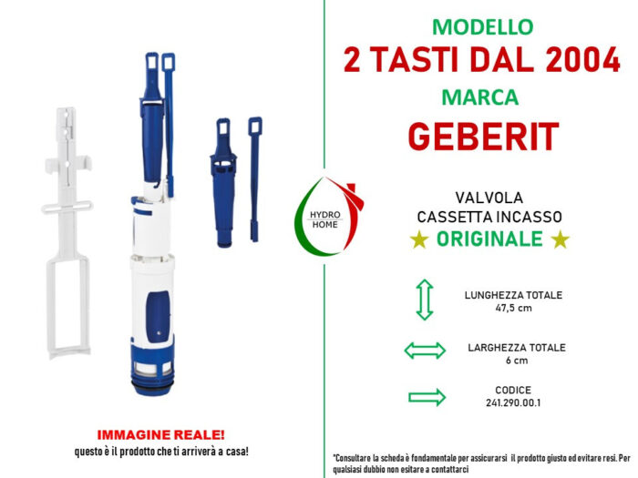 Campana Twico doppio tasto dal 2004 Geberit - immagine 2