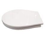 Copriwater K09 Kerasan legno rivestito in resina poliestere bianco - immagine 3