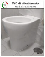 Copriwater K09 Kerasan legno rivestito in resina poliestere bianco - immagine 4