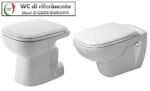 Copriwater D-Code Duravit termoindurente bianco Soft Close Originale - immagine 4