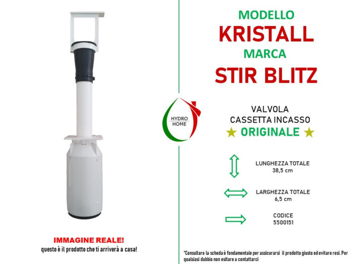 Valvola Kristall per cassetta incasso Stir Blitz - immagine 2