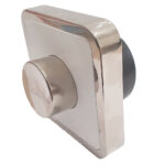 Pulsante pneumatico con ghiera Quadra per cassetta esterna