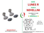 Ricambio Novellini Cuscinetti e Supporti Grigio Cromo Lunes R 1 binario - immagine 2