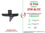 Gruppo comando placca nuova 12 PHD cassetta incasso Stir Blitz - immagine 2