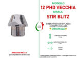 Ghiera fissaggio placca vecchia 12 PHD cassetta incasso Stir Blitz - immagine 2