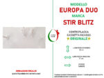 Controplacca Europa Duo per cassetta incasso Stir Blitz - immagine 3