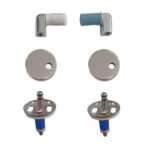 Cerniere Soft Close regolabili ad espansione per copriwater termoindurente - immagine 2