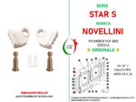 Ricambio Novellini Pattini inferiori Bianco Star S - immagine 2