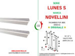 Ricambio Novellini Coppia guarnizioni orizzontali per ante Lunes S - immagine 2