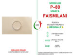 Placca esterna P-80 champagne per cassetta incasso Faismilani - immagine 3
