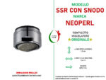Rompigetto con snodo interno per rubinetto Neoperl SSR M24x1 cromato - immagine 2