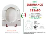 Copriwater Endurance Cesabo legno rivestito in resina poliestere bianco - immagine 2