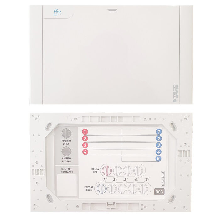 Placca di copertura valvola Acqua Teco D03 Multicolore - immagine 3
