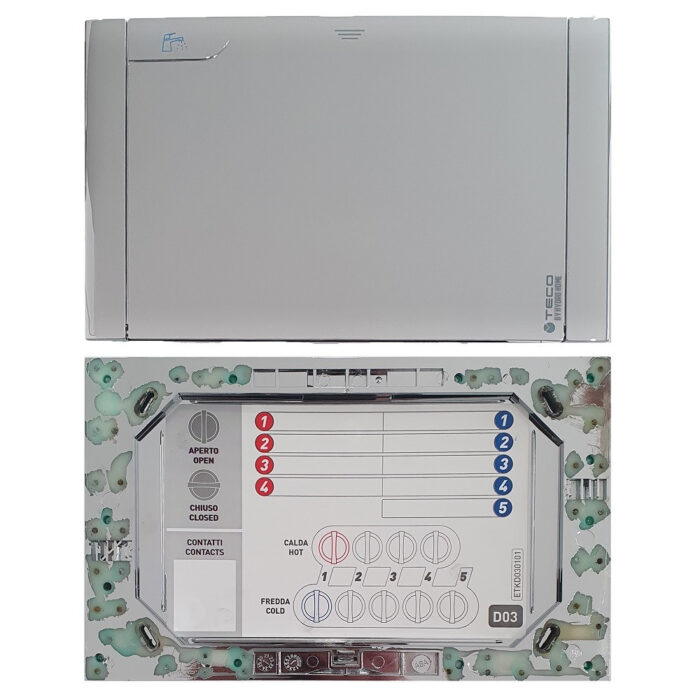 Placca di copertura valvola Acqua Teco D03 Multicolore - immagine 5