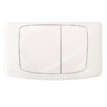 Placca doppio tasto Rios cassetta incasso Valsir