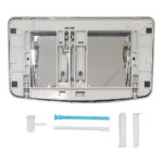 Placca doppio tasto Rios Cromo Lucido cassetta incasso Valsir - immagine 2