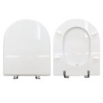 Copriwater Endurance Cesabo legno rivestito in resina poliestere bianco