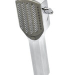 Doccetta Mafalda Pet Shower con Spazzola Integrata – ABS Cromato, Getto Delicato per Cani e Gatti