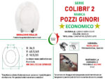 Copriwater Colibrì 2 Pozzi Ginori legno verniciato Bianco economico - immagine 2