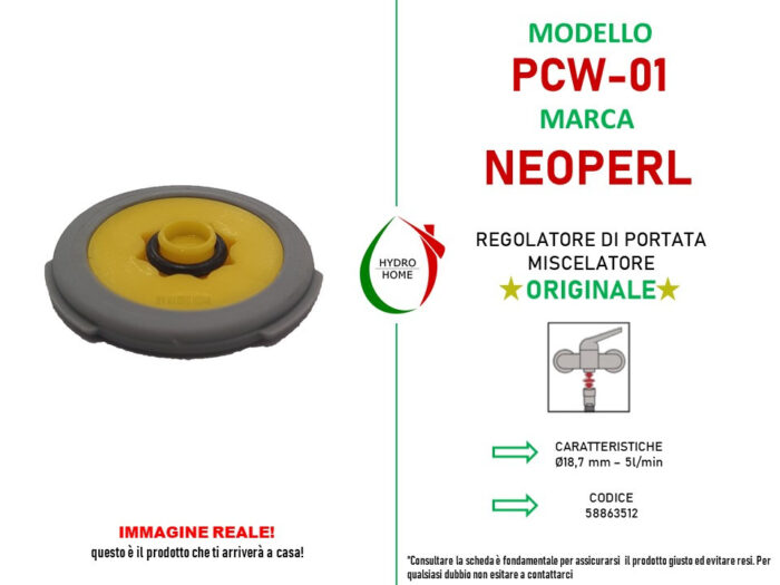 Regolatore di flusso Neoperl PCW-01 diametro 18,7 mm - immagine 8