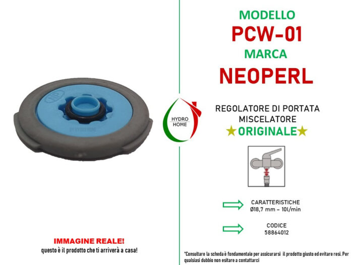 Regolatore di flusso Neoperl PCW-01 diametro 18,7 mm - immagine 12