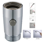 Ecobooster doccia risparmio acqua con pulsante Neoperl 1/2 pollice cromato - immagine 2