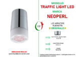 Aeratore a Led con fascio di luce Neoperl Traffic Light Led cromato - immagine 2