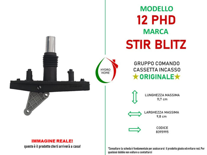 Gruppo comando placca vecchia 12 PHD cassetta incasso Stir Blitz - immagine 2