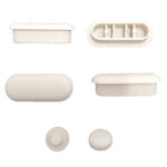 Kit paracolpi in gomma per copriwater termoindurente multi spessore h 4