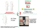 Leve di comando per placca Dual cassetta incasso OLI - immagine 2