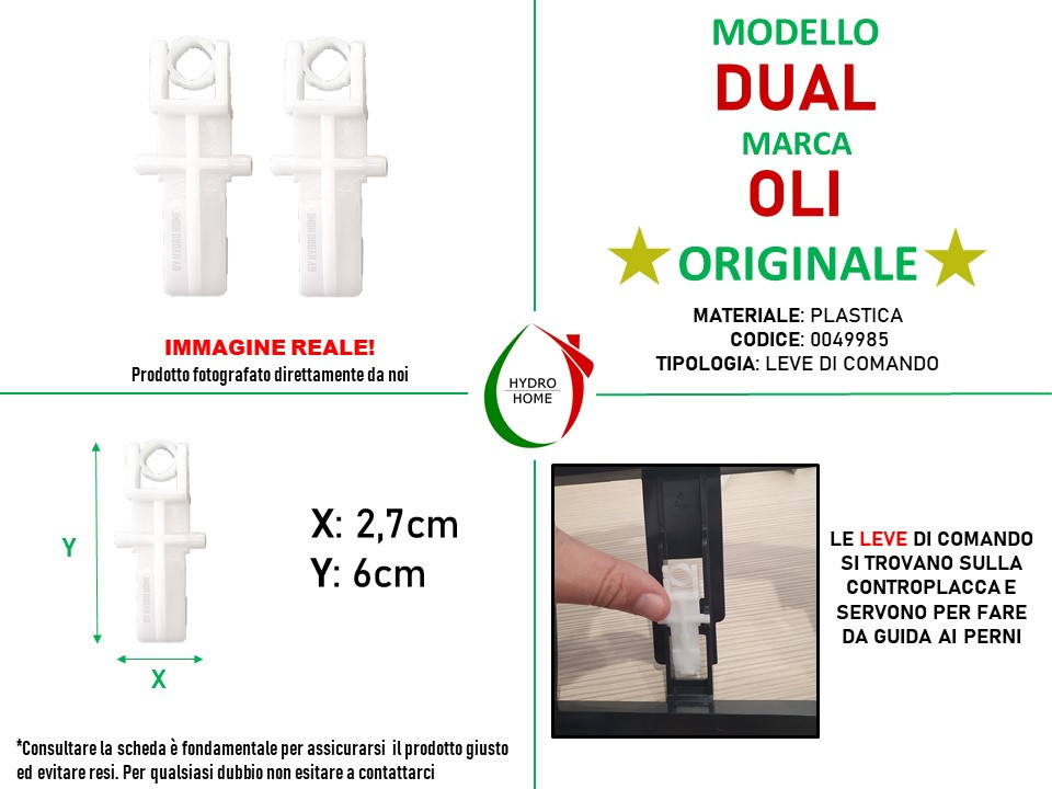 0049985_6807-copy-of-Ancorine-meccaniche-per-valvola-Diamante-cassetta-incasso-OLI.jpeg Leve di comando per placca Dual cassetta incasso OLI - immagine 2