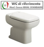 Copriwater Conca Ideal Standard legno verniciato bianco I.S. Carrara & Matta - immagine 4