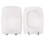 Copriwater QT 70 Dolomite legno rivestito in resina poliestere bianco