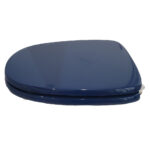 Copriwater Stile Pozzi Ginori legno rivestito in resina poliestere Blu Fondale - immagine 3