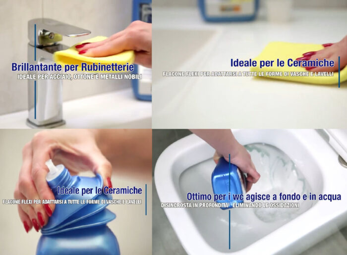 Pulitore disincrostante in gel rimuovi calcare Ceramic 750 ml - immagine 2