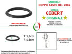 Kit guarnizioni per riparazione nuove cassette WC Geberit + Rubinetto Arresto - immagine 2