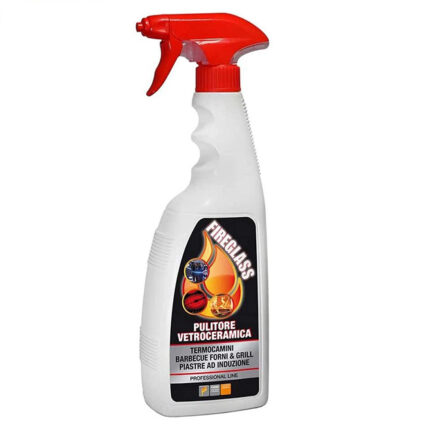 Pulitore vetri termocamino forni grill e barbecue Fireglass