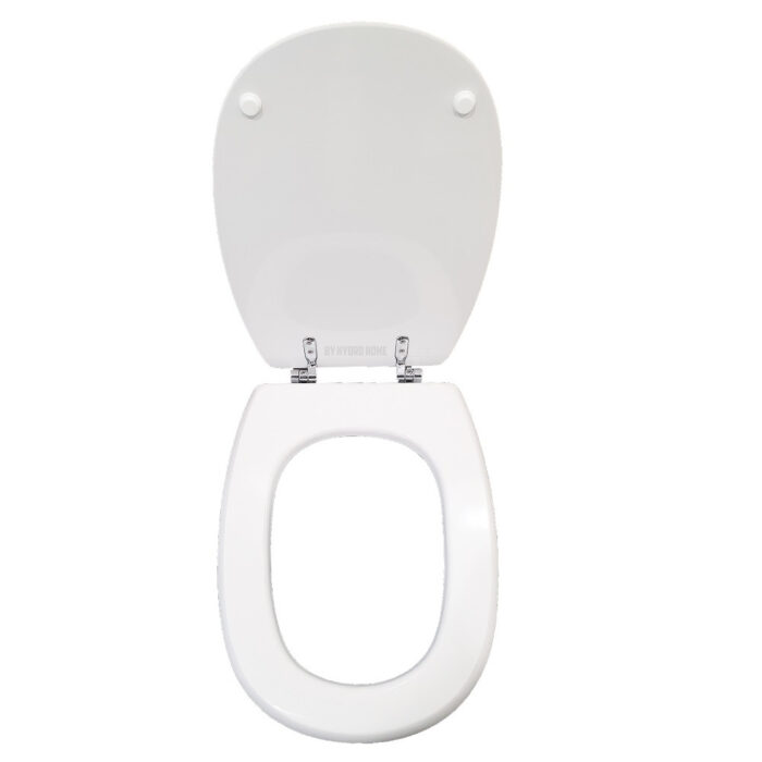 Copriwater Lago Monoblocco Dolomite legno rivestito in resina poliestere bianco - immagine 4