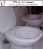 Copriwater Lago Monoblocco Dolomite legno rivestito in resina poliestere bianco - immagine 5