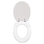 Copriwater Selnova 3 Pozzi Ginori legno rivestito in resina poliestere bianco - immagine 4