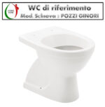 Copriwater Selnova 3 Pozzi Ginori legno rivestito in resina poliestere bianco - immagine 5
