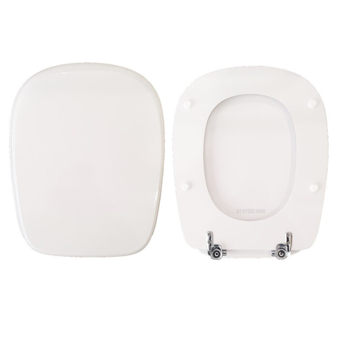 Copriwater Arolla Laufen legno rivestito in resina poliestere bianco come originale - immagine 1