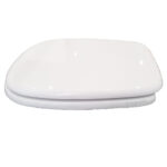 Copriwater Arolla Laufen legno rivestito in resina poliestere bianco come originale - immagine 3