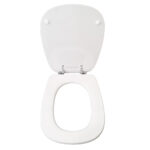 Copriwater Arolla Laufen legno rivestito in resina poliestere bianco come originale - immagine 4