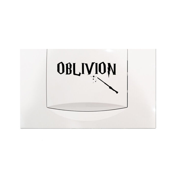 Adesivo per pulsante scarico WC Oblivion Harry Potter - immagine 1