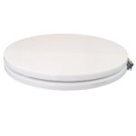 Copriwater Wind Vitruvit legno rivestito in resina poliestere bianco come originale - immagine 3