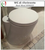 Copriwater Wind Vitruvit legno rivestito in resina poliestere bianco come originale - immagine 5
