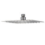 Soffione Doccia Relax Quadro 20 a soffitto inox monogetto