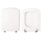 Copriwater Colibrì Hidra legno rivestito in resina poliestere bianco